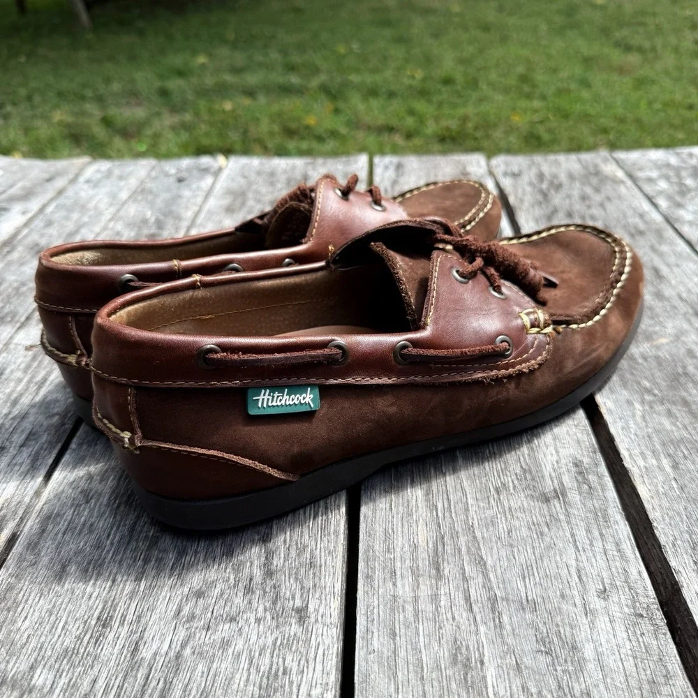 Hitchcock Men's Slip On‎ Loafers Size 9.5 Brown Suede